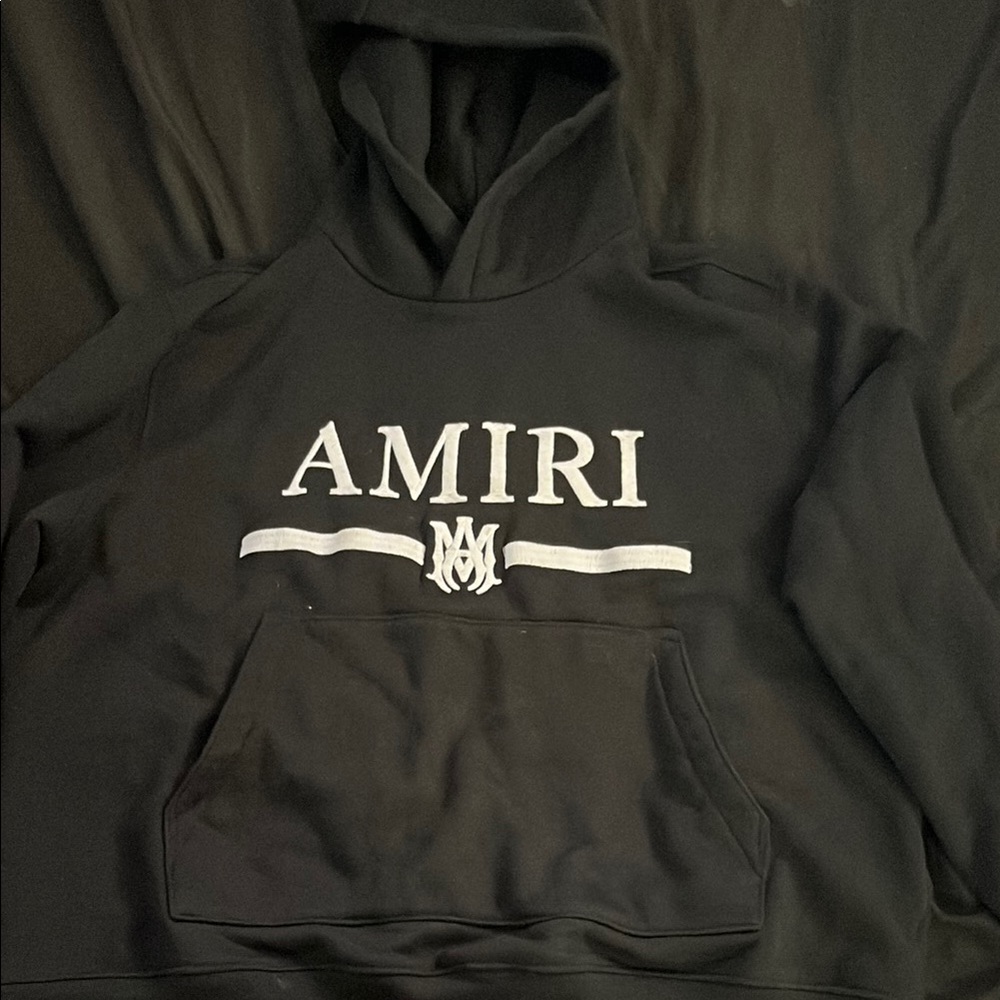 AMIRI Black Sweater with Iconic Logo